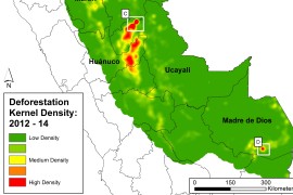 MAAP #25: Hotspots de deforestación en la Amazonía peruana, 2012-2014