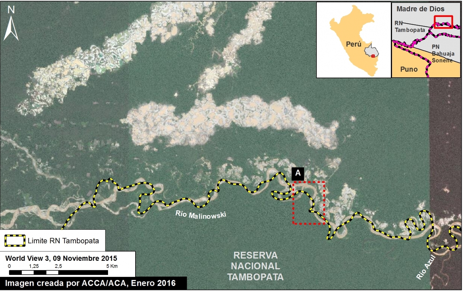 Imagen Xb. Mapa de Referencia. Datos: SERNANP, WorldView-2 de Digital Globe (NextView).