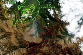 MAAP #53: Wildfire Hotspots in the Peruvian Amazon in 2016