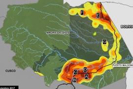 MAAP #75: El Papa visitará Madre de Dios, región con una crisis de deforestación