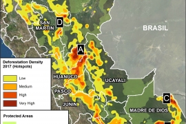 MAAP #78: Hotspots de Deforestación en la Amazonía Peruana, 2017