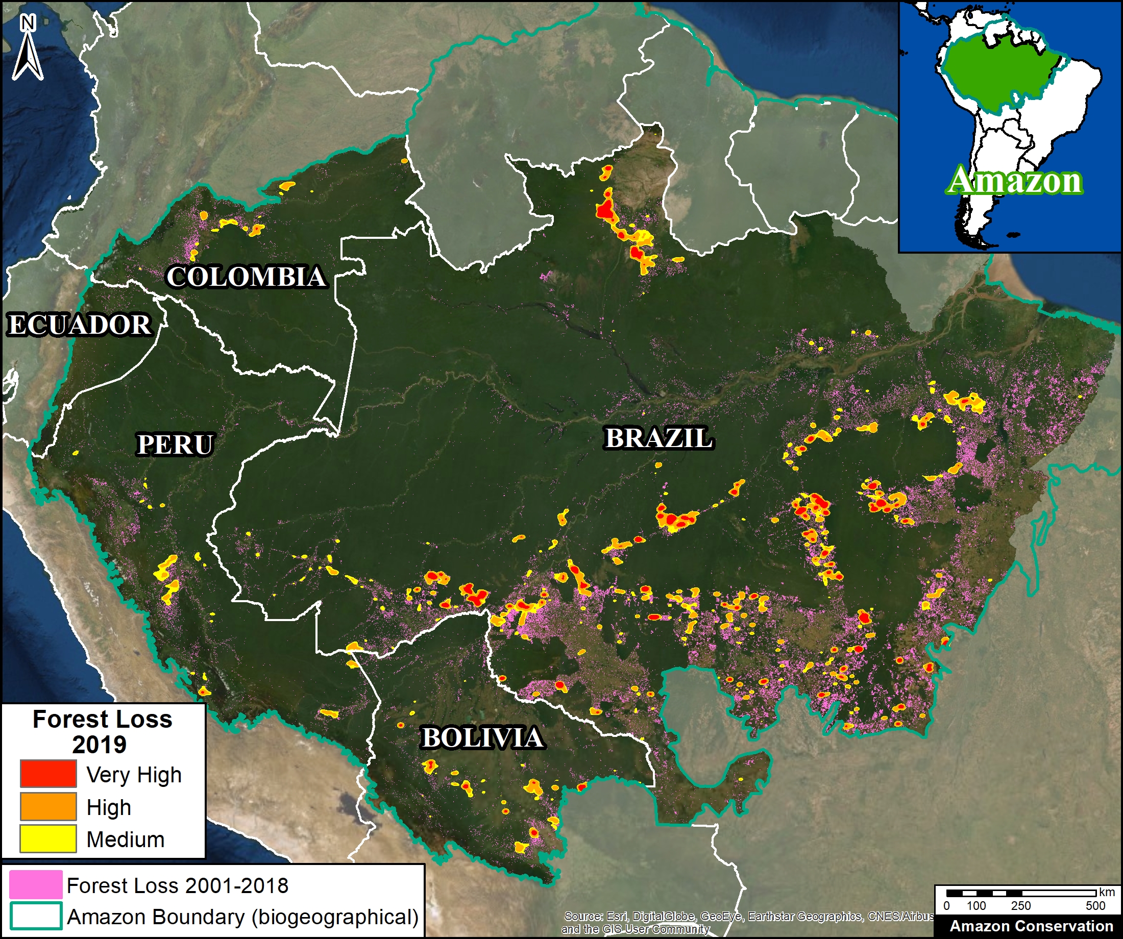 Maap Synthesis 19 Amazon Deforestation Trends And Hotspots Maap