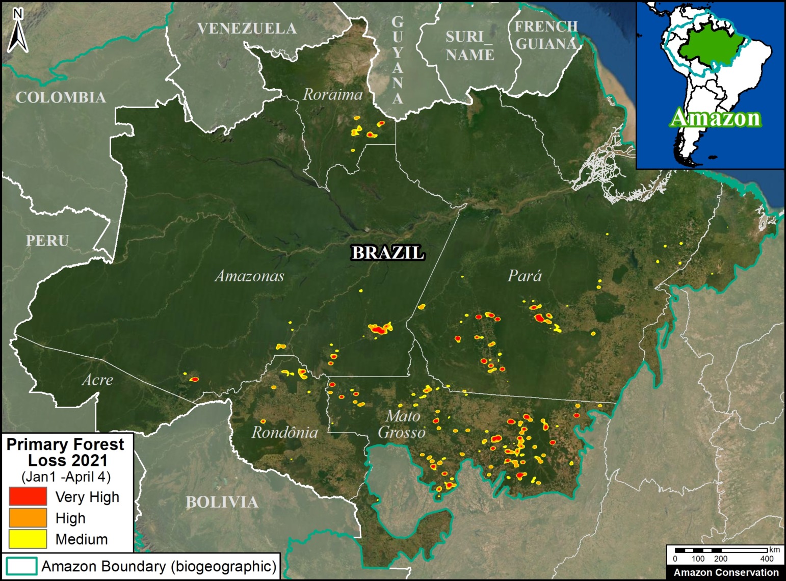 Maap 138 As Brazil Negotiates With World Amazon Deforestation Continues In 21 Maap