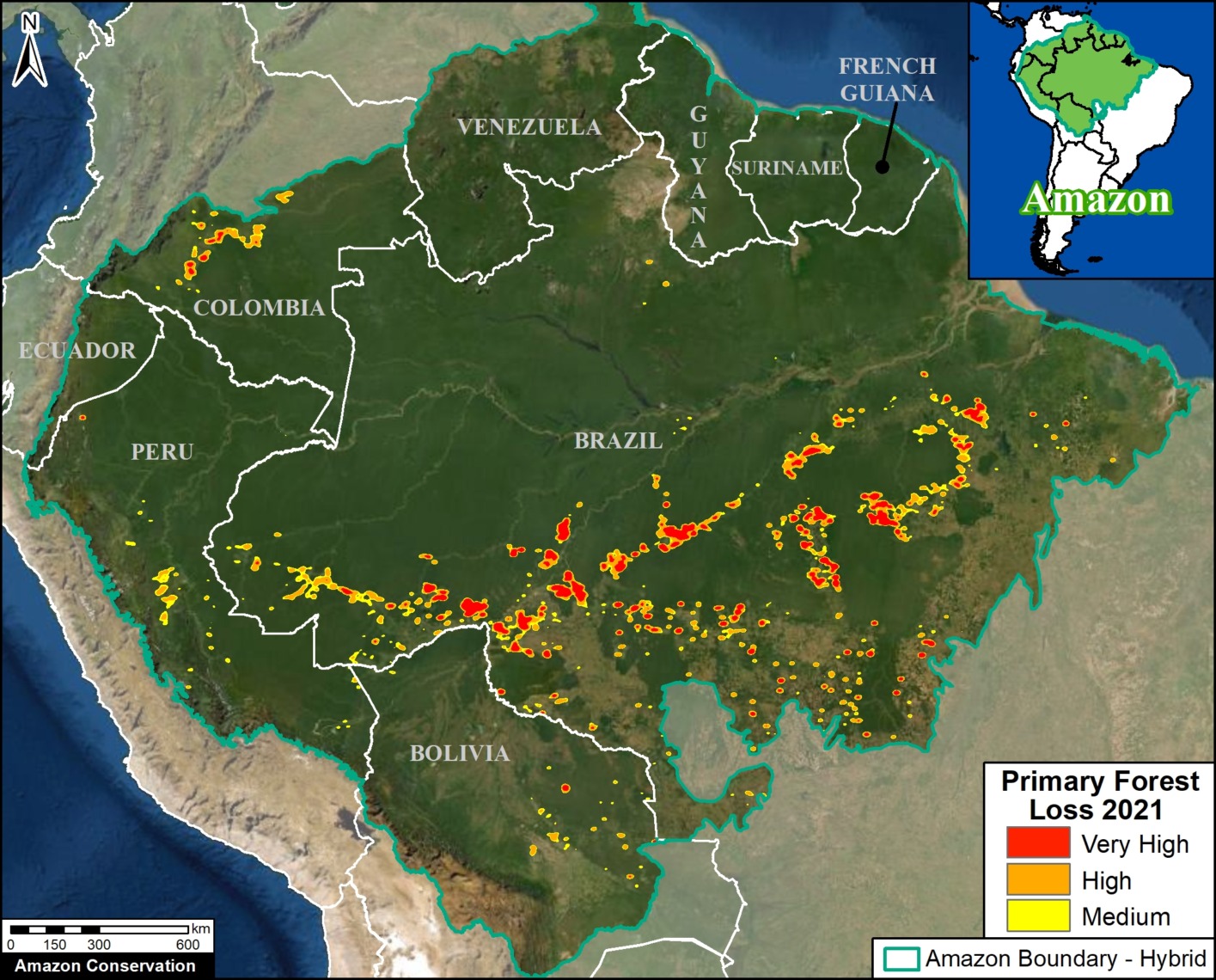 MAAP #147:  Deforestation Hotspots 2021 (1st Look)