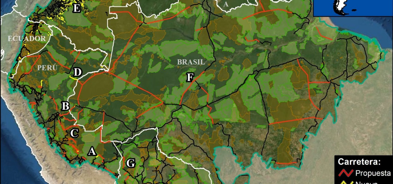 MAAP #157: Carreteras Nuevas y En Propuesta en la Amazonía Occidental